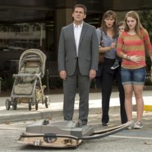 Alexander and the Terrible, Horrible, No Good, Very Bad Day: Steve Carell, Jennifer Garner e Bella Heatchcote contemplano un incidente di percorso