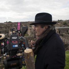 Il giovane favoloso: il regista Mario Martone sul set del film