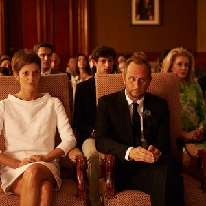 Tre cuori: Benoît Poelvoorde e Chiara Mastroianni in una scena del film