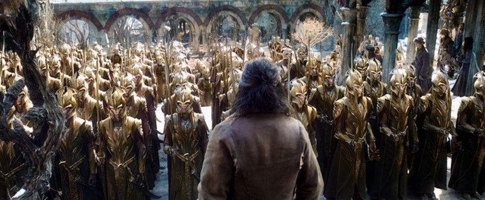 Lo Hobbit: La Battaglia delle Cinque Armate, una scena del film