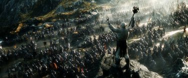 Una scena tratta da Lo Hobbit: La Battaglia delle Cinque Armate