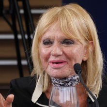 Un primo piano di Rita Pavone, ospite della 67° edizione del Festival di Locarno