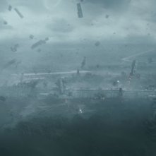 Into the Storm: la potenza del tornado in una scena del film