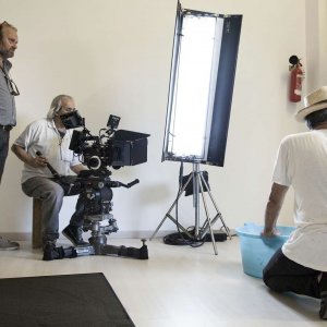 Sul vulcano: il regista Gianfranco Pannone sul set