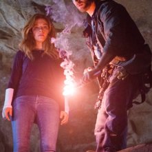 Under the Dome: Rachelle Lefevre con Mike Vogel nell'episodio Going Home