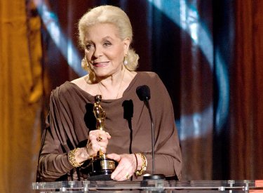 Lauren Bacall, Oscar alla carriera nel 2010