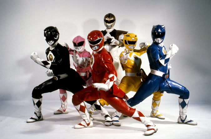 Una scena di  Power Rangers