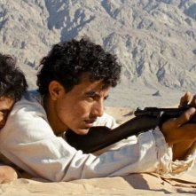 Theeb: Jacir Eid in una scena del film con Hussein Salameh