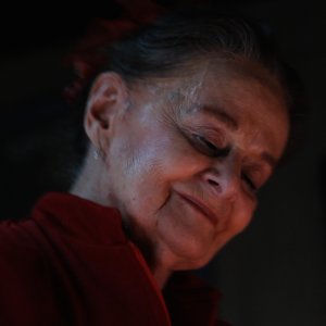 Un primo piano della danzatrice Maria Fux dal biopic Dancing with Maria