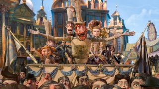 Una colorata immagine tratta da BoxTrolls - Le scatole magiche