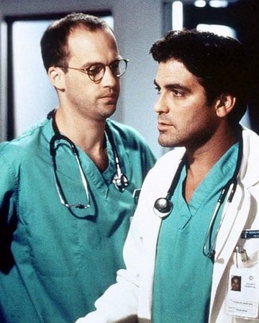 ER - Doctors on the front lines: George Clooney and Anthony Edwards in one scene