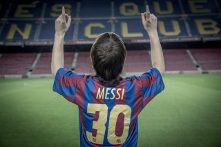 Messi: un'immagine del film di Álex de la Iglesia