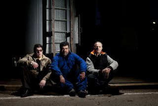 Patria: Francesco Pannofino,Carlo Giuseppe Gabardini e Roberto Citran nel film di Felice Farina