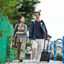 Hill of Freedom: Seo Young-Hwa con Ryô Kase in una scena del film