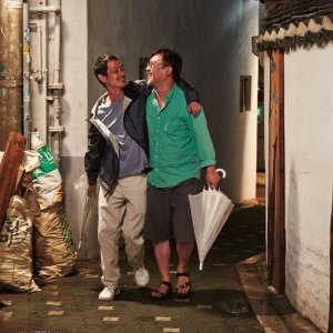 Hill of Freedom: Ryô Kase con Kim Eui-Sung in una scena del film