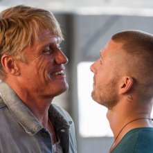 Dolph Lundgren e Glen Powell ne I mercenari 3 - The Expendables