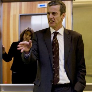 Peter Capaldi in una scena di Thick of It