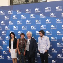 Venezia 2014: Alice Rohrwacher con gli altri giurati per il premio all'opera prima al photocall