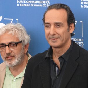 Venezia 2014: Alexandre Desplat ed Elia Suleiman al photocall