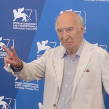 Venezia 2014: Giuliano Montaldo posa al photocall delle giurie