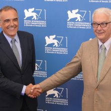 Venezia 2014: Alberto Barbera con il presidente Paolo Baratta