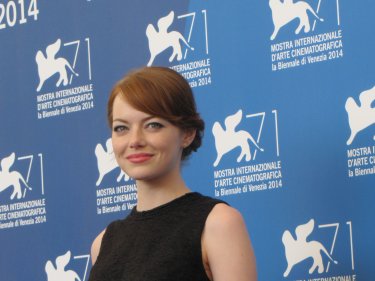 la bella Emma Stone a Venezia 2014 per Birdman