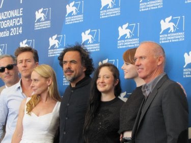 Birdman il cast del film alla Mostra del Cinema di Venezia 2014