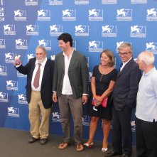 Tatti Sanguinetti a Venezia 2014 col cast di Giulio Andreotti, il cinema visto da vicino