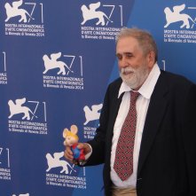 Tatti Sanguinetti, e Topo Gigio,  a Venezia 2014 per Giulio Andreotti, il cinema visto da vicino