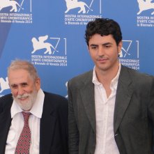 Tatti Sanguinetti posa a Venezia 2014 per Giulio Andreotti, il cinema visto da vicino