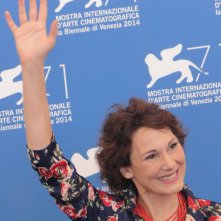 Venezia 2014: Anna Ferruzzo posa per i fotografi al photocall di Anime nere