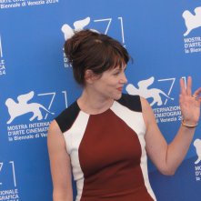 Venezia 2014: Barbora Bobulova posa al photocall di Anime nere