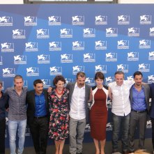 Venezia 2014: il cast di Anime nere posa al photocall