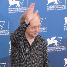 Frederick Wiseman al photocall di Venezia 2014, dove ha ricevuto il Leone d'oro alla carriera