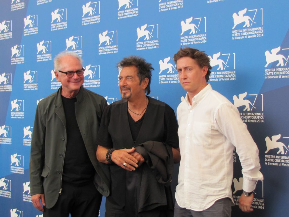 Al Pacino a Venezia 2014 con Barry Levinson e David Gordon Green per Manglehorn e The Humbling