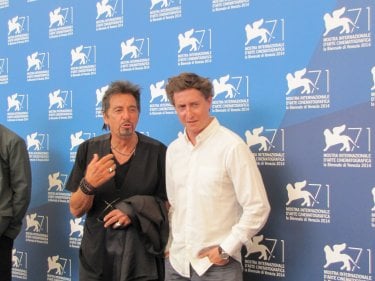 Manglehorn a Venezia 2014 - Pacino con David Gordon Green