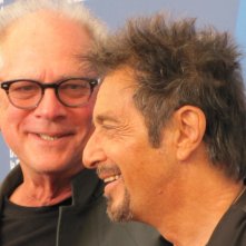 Barry Levinson con Al Pacino a Venezia 2014 per The Humbling