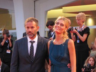 Fausto Brizzi sul tappeto rosso della 71esima Mostra del Cinema di Venezia