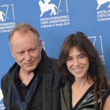 Nymphomaniac Volume II: Stellan Skarsgård e Charlotte Gainsbourg posano al photocall di Venezia 2014