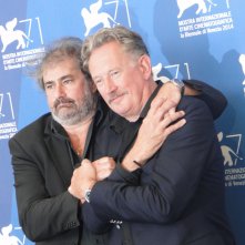 Venezia 2014: i registi Gustave Kervern e Benoît Delépine al photocall di Near Death Experience