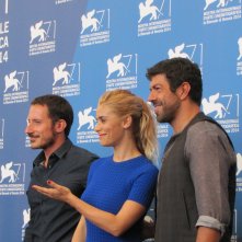 Senza nessuna pietà a Venezia 2014 - Michele Alhaique con i due protagonisti del film