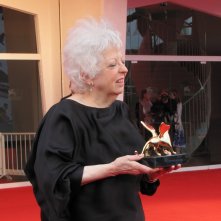 Thelma Schoonmaker con il Leone d'Oro alla carriera, Mostra di Venezia 2014