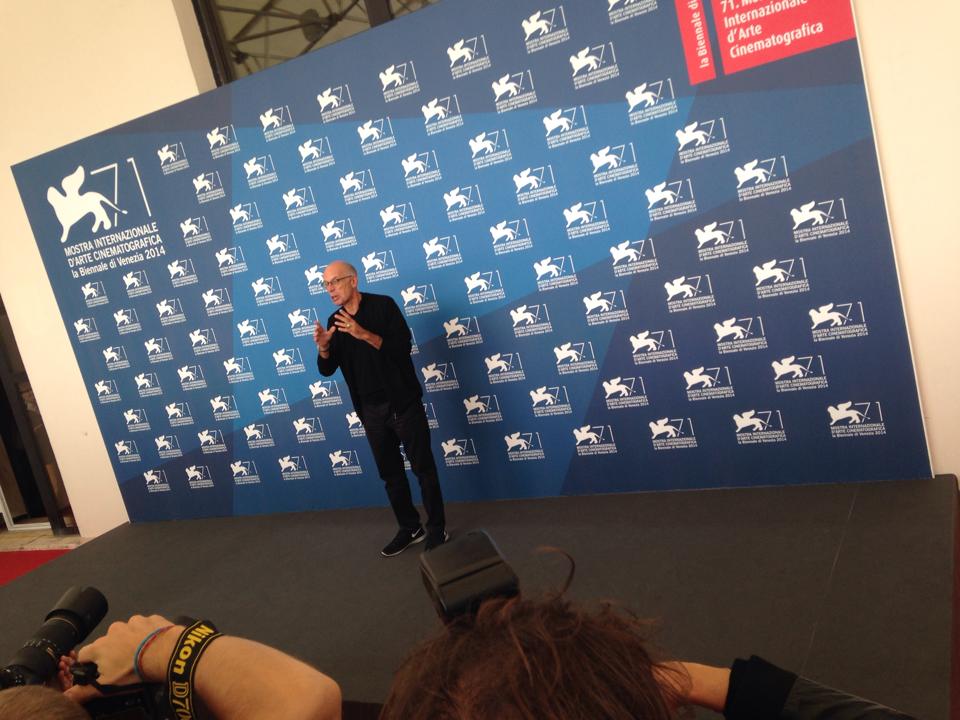 Un momento del photocall con Gabriele Salvatores a Venezia 2014