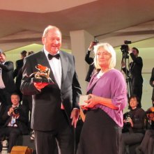 Venezia71, dal red carpet della serata finale, Roy Andersson con il suo Leone d'Oro