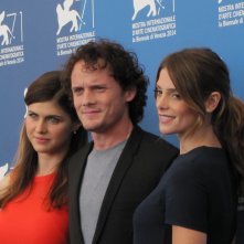 Burying the Ex alla Mostra di Venezia 2014 - i tre protagonisti del film
