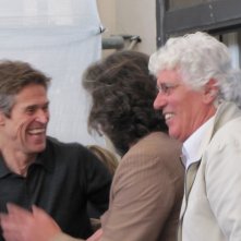 'Pasolini' a Venezia 2014 - Dafoe scherza con Davoli