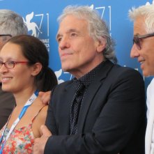 'Pasolini' a Venezia 2014 - il cast del film con il regista