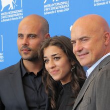 'Perez' a Venezia 2014 - Simona Tabasco tra Luca ZIngaretti e Marco D'Amore