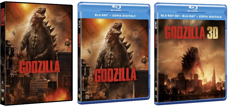 Le cover homevideo di Godzilla