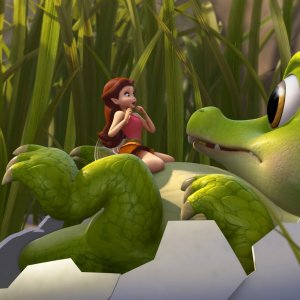 Trilli e la nave pirata: Crocky in una scena del film 